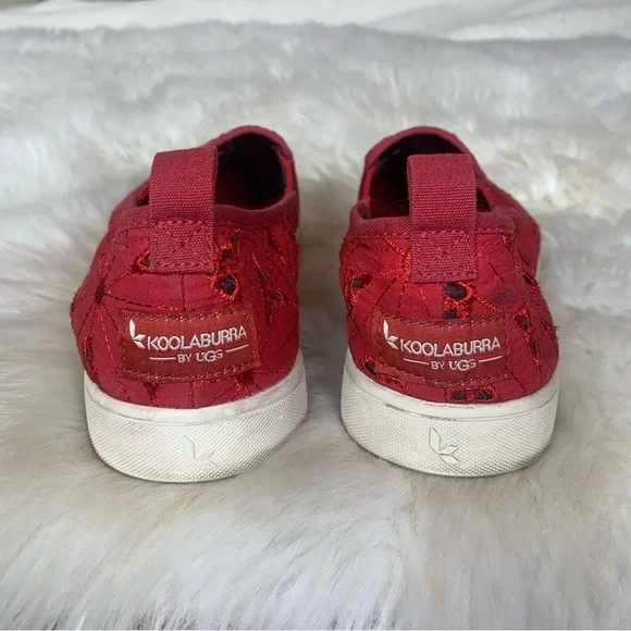 Koolaburra by UGG Red Floral Amiah Sneaker - Picture 5 of 8